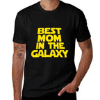 Best Mom in The Galaxy  Fade-proof Color T-Shirt