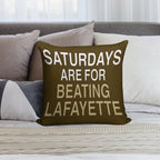 Lehigh Vs. Lafayette Soft Style Accent Throw Pillow