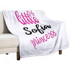 Little Sofia Princess Gift-ready Throw Blanket