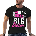 Worlds Best Big Sister  Polyester Blend T-Shirt
