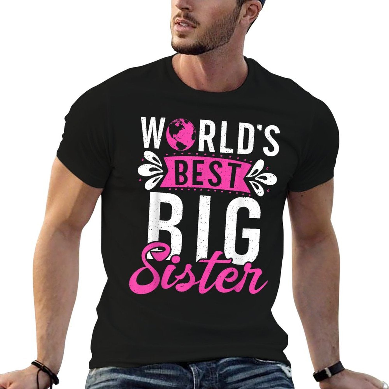 Worlds Best Big Sister  Polyester Blend T-Shirt