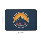 Saas Fee Switzerland Mountain Design  Multi-Purpose Bath Mat