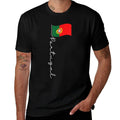 Portugal Signature Pole - Patriotic Portuguese  Easy-care T-Shirt