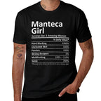 MANTECA GIRL CA CALIFORNIA Funny City Home Roots USA Gift  Relaxed-fit T-Shirt