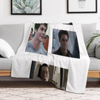 Teen Wolf Stiles Sticker Pack Sustainable Throw Blanket