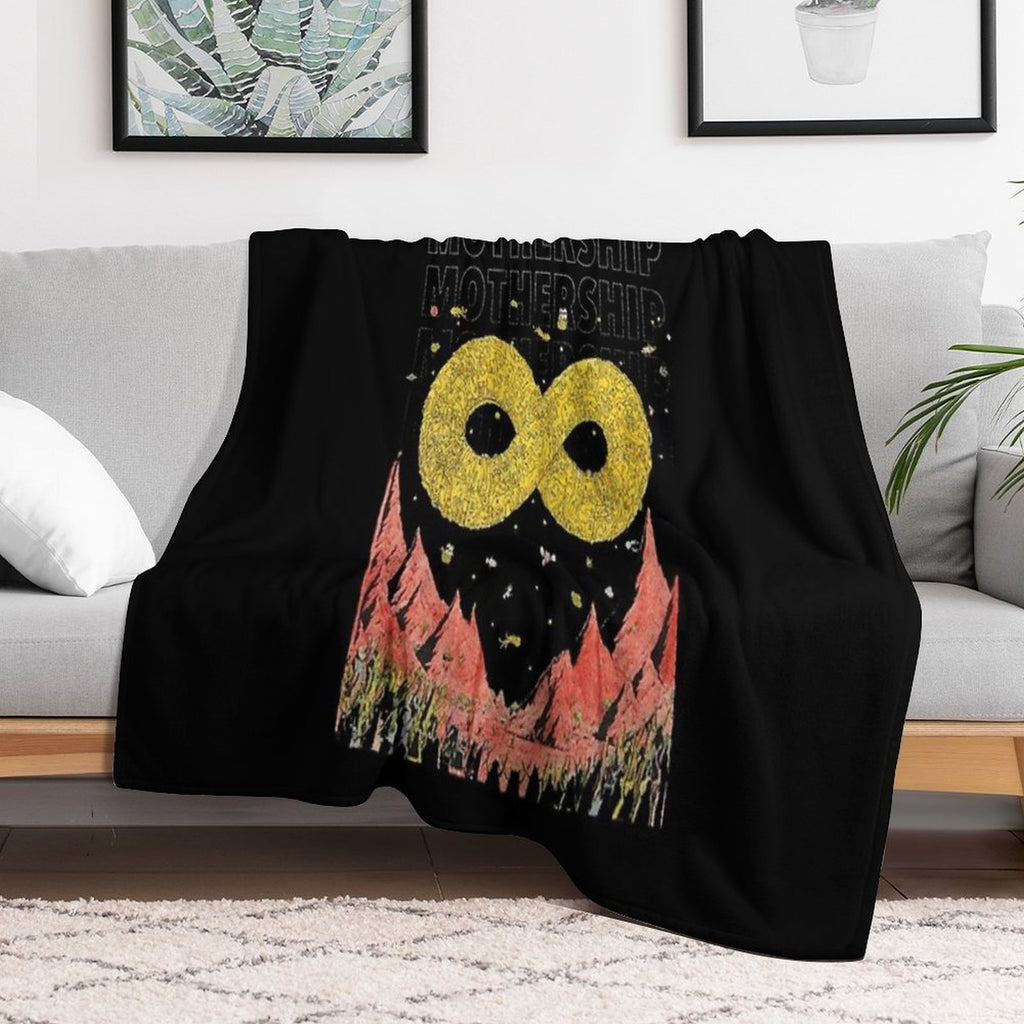 Dance Gavin Dance Mothership Graphic Design Sustainable Throw Blanket