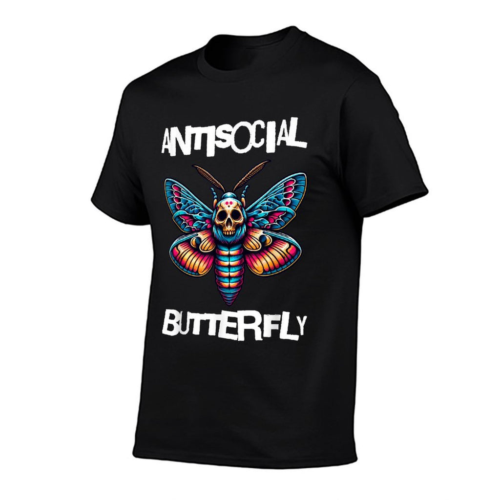 Antisocial Butterfly, Funny, with A Death Head Moth  Relaxed-fit T-Shirt