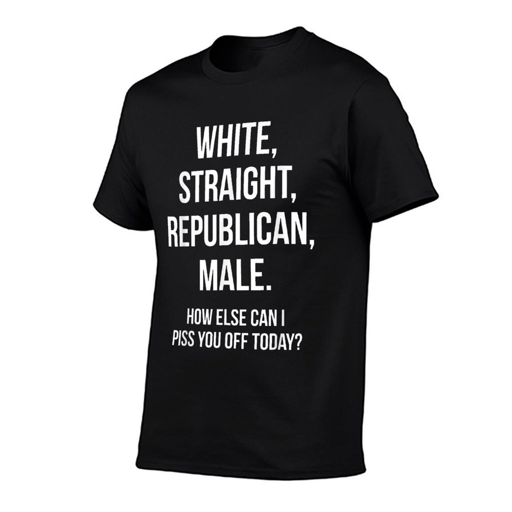 White, Straight, Republican, Male - Funny Republican  Vintage-inspired T-Shirt