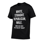 White, Straight, Republican, Male - Funny Republican  Vintage-inspired T-Shirt