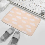 Cute Clouds Pattern  Easy To Clean Bath Mat