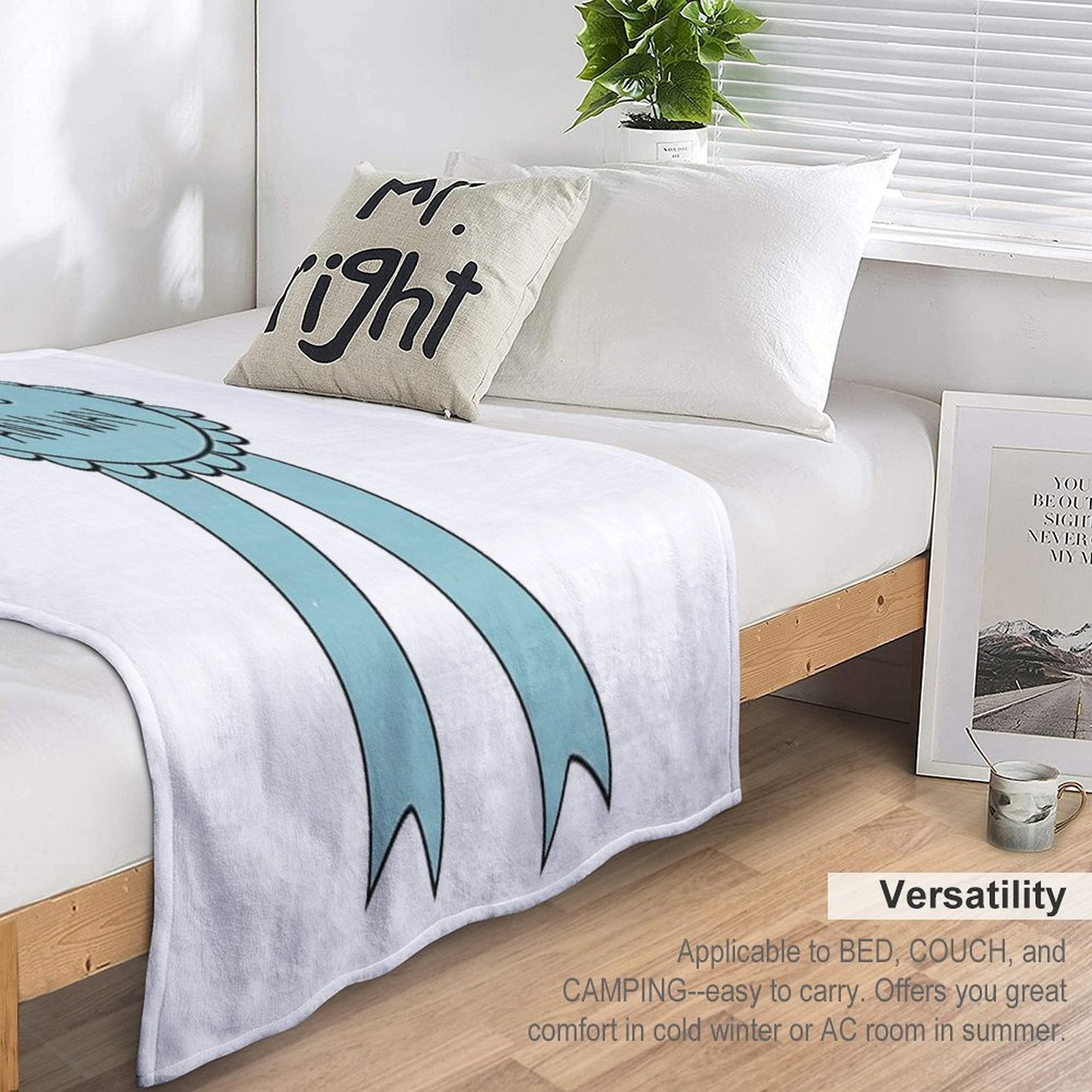 Did The Thing Anyway Travel-friendly Throw Blanket