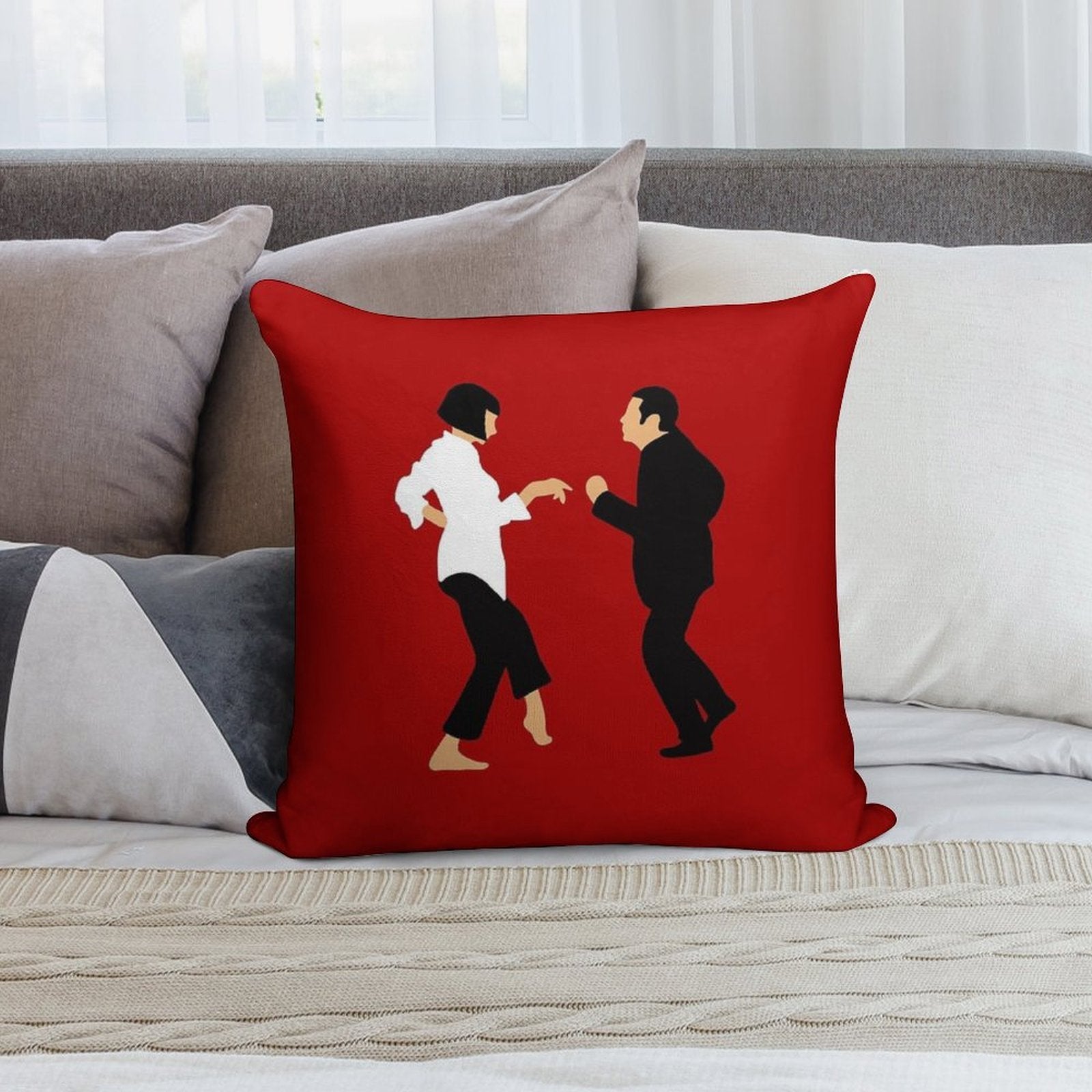 Pulp Fiction Soft Anti-Pilling Throw Pillow