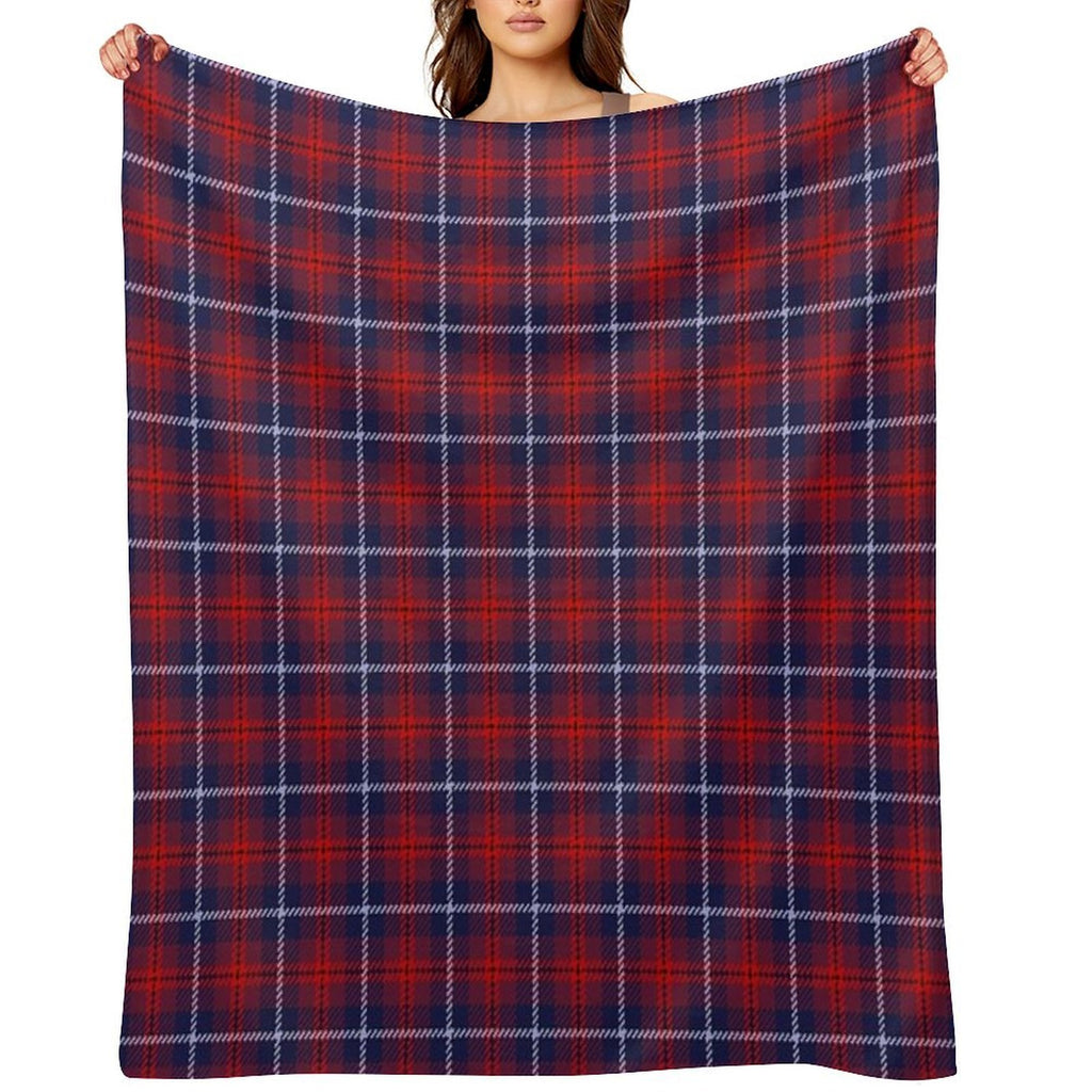 Trader Plaid - Evans Plush Throw Blanket