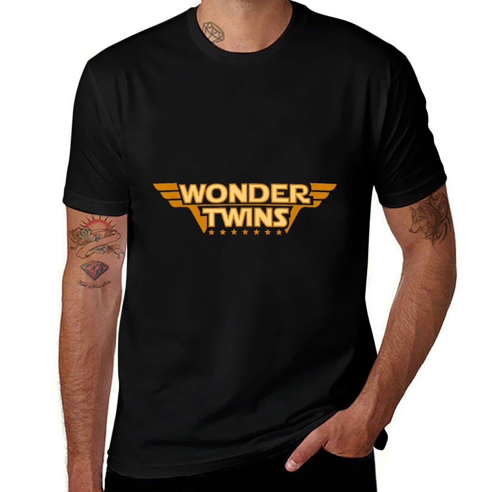Wonder Twins Funny Matching Brother Sister Siblings T-shirt  Durable T-Shirt