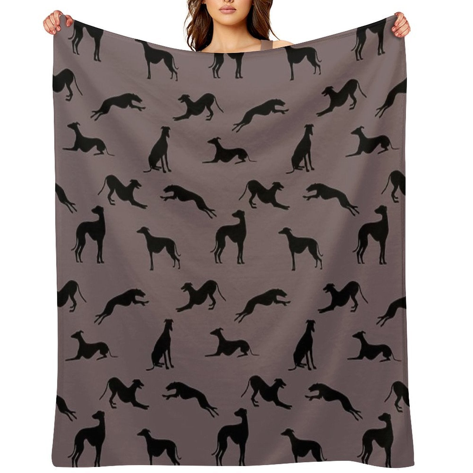 Greyt Greyhound Silhouettes - 776366 All-season Throw Blanket
