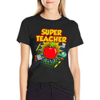 Superhero Teacher T-shirt - Teaching Teacher Gift Men Women Girls Kids  Polyester Blend T-Shirt