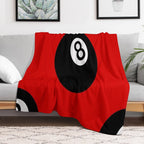 Emoji Eight Ball Quick-dry Throw Blanket