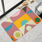 Club Mod Dance Pink  Long-Lasting Bath Mat