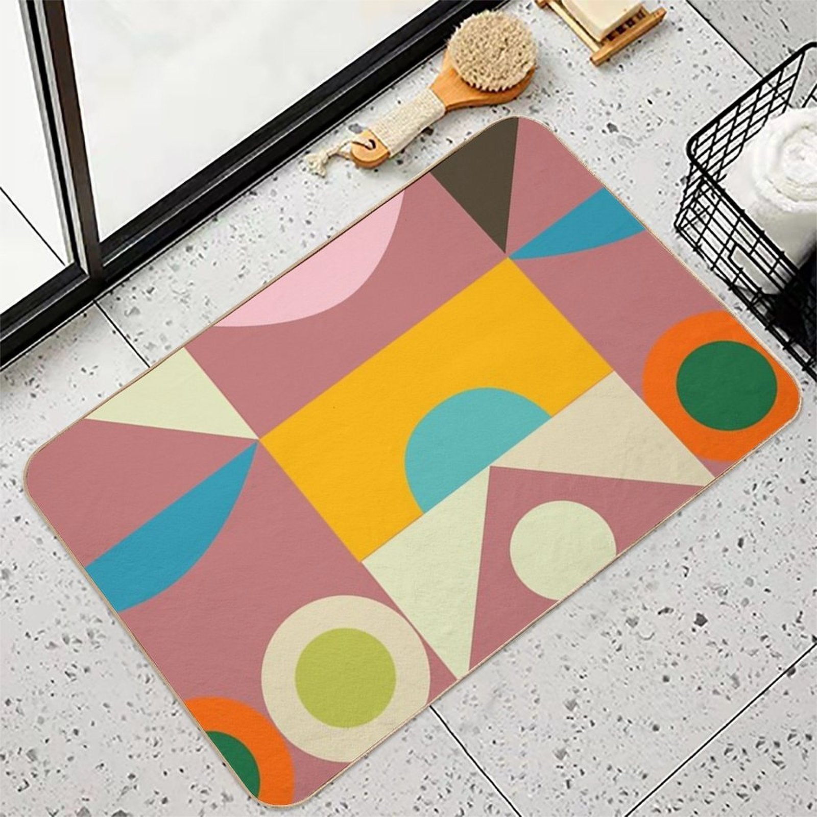 Club Mod Dance Pink  Long-Lasting Bath Mat