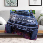 2022 Black Ford Bronco Shrink-resistant Throw Blanket