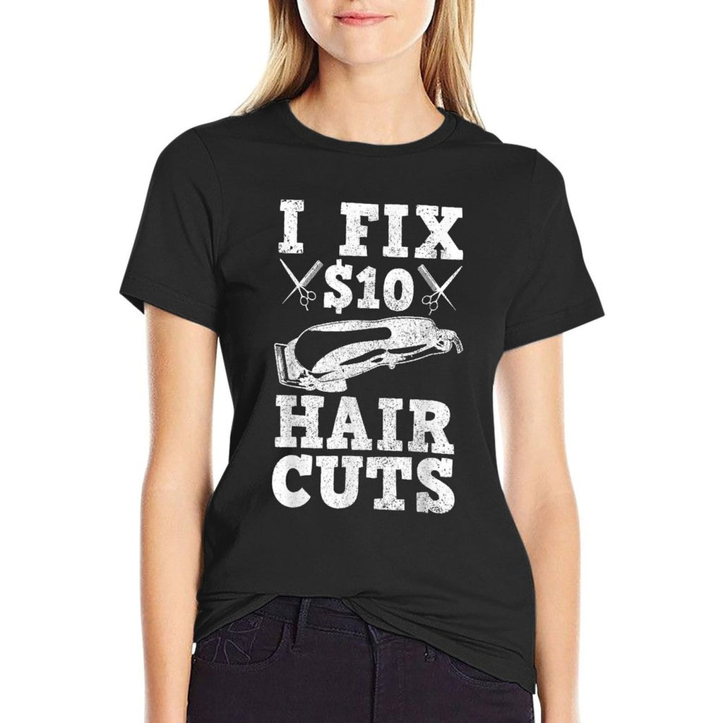 Barber Hairdresser Hairdresser Funny Gift  Cotton T-Shirt