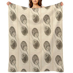Horseshoe Crabs Lightweight Throw Blanket