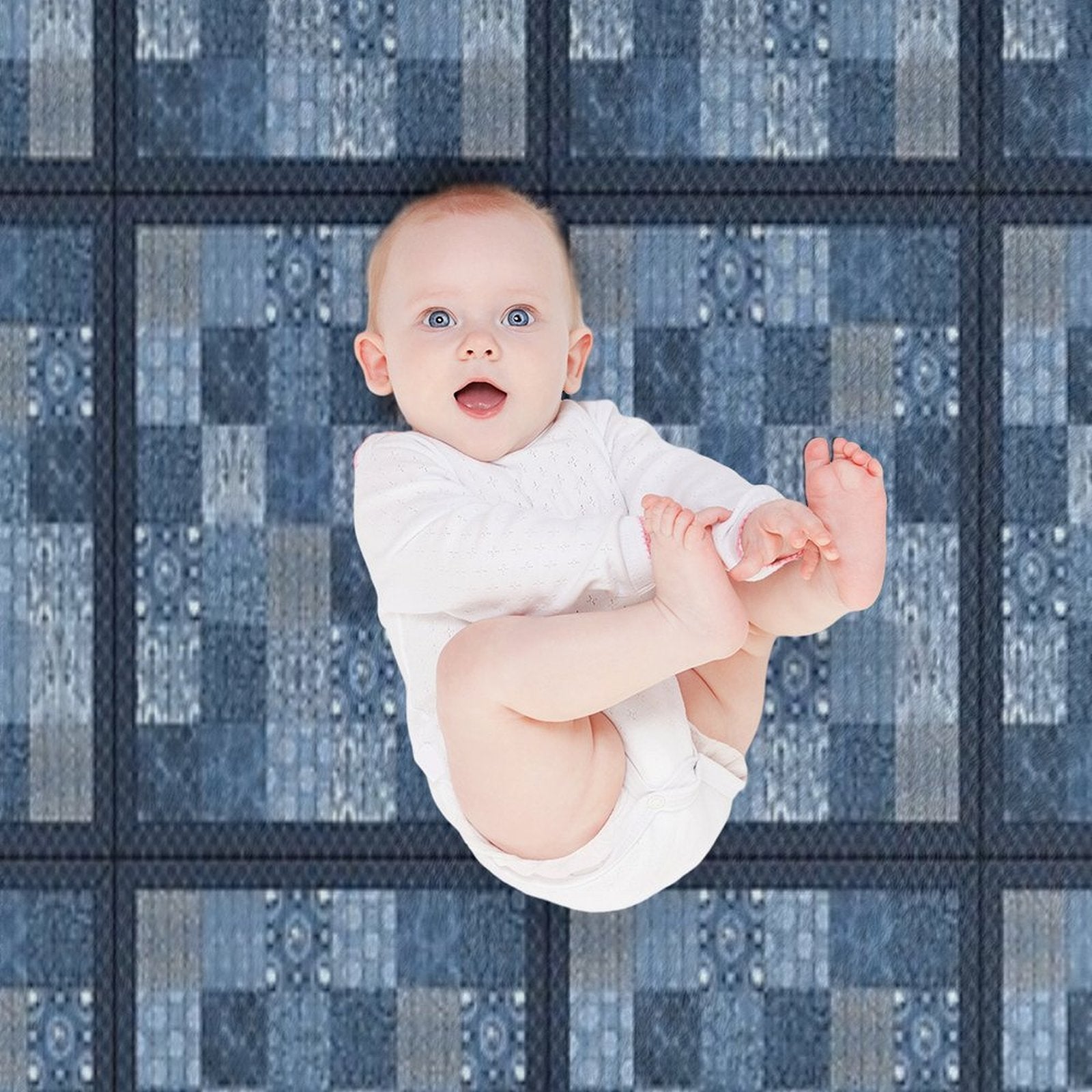 Bohemian Quilt B Premium Throw Blanket