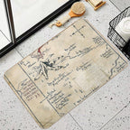 Legendary Treasure Maps  Pet-Safe Bath Mat