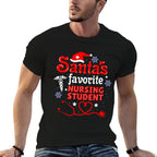 Santas Favorite Nursing Student Christmas  Classic T-Shirt