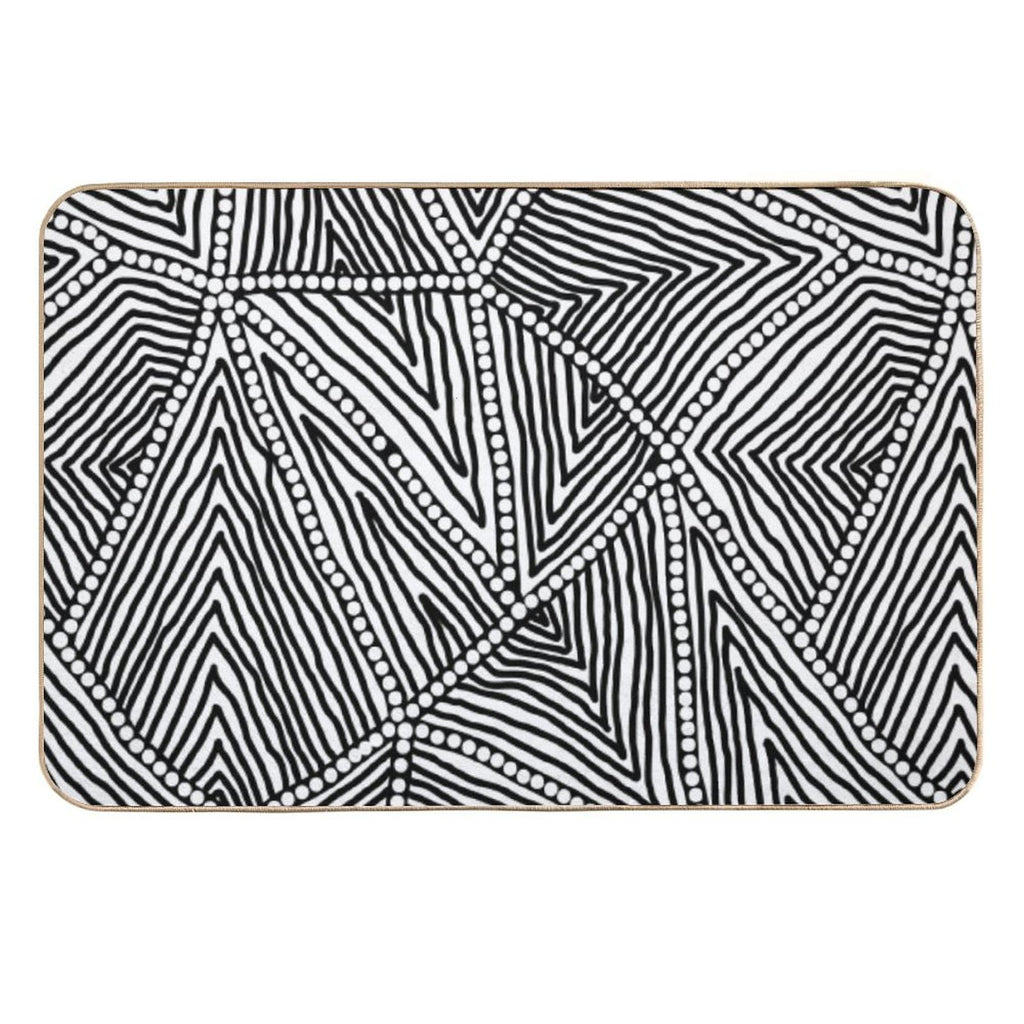 Authentic Aboriginal Art  Pet-Safe Bath Mat