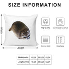 Fat Raccoon Soft Anti-Pilling Throw Pillow