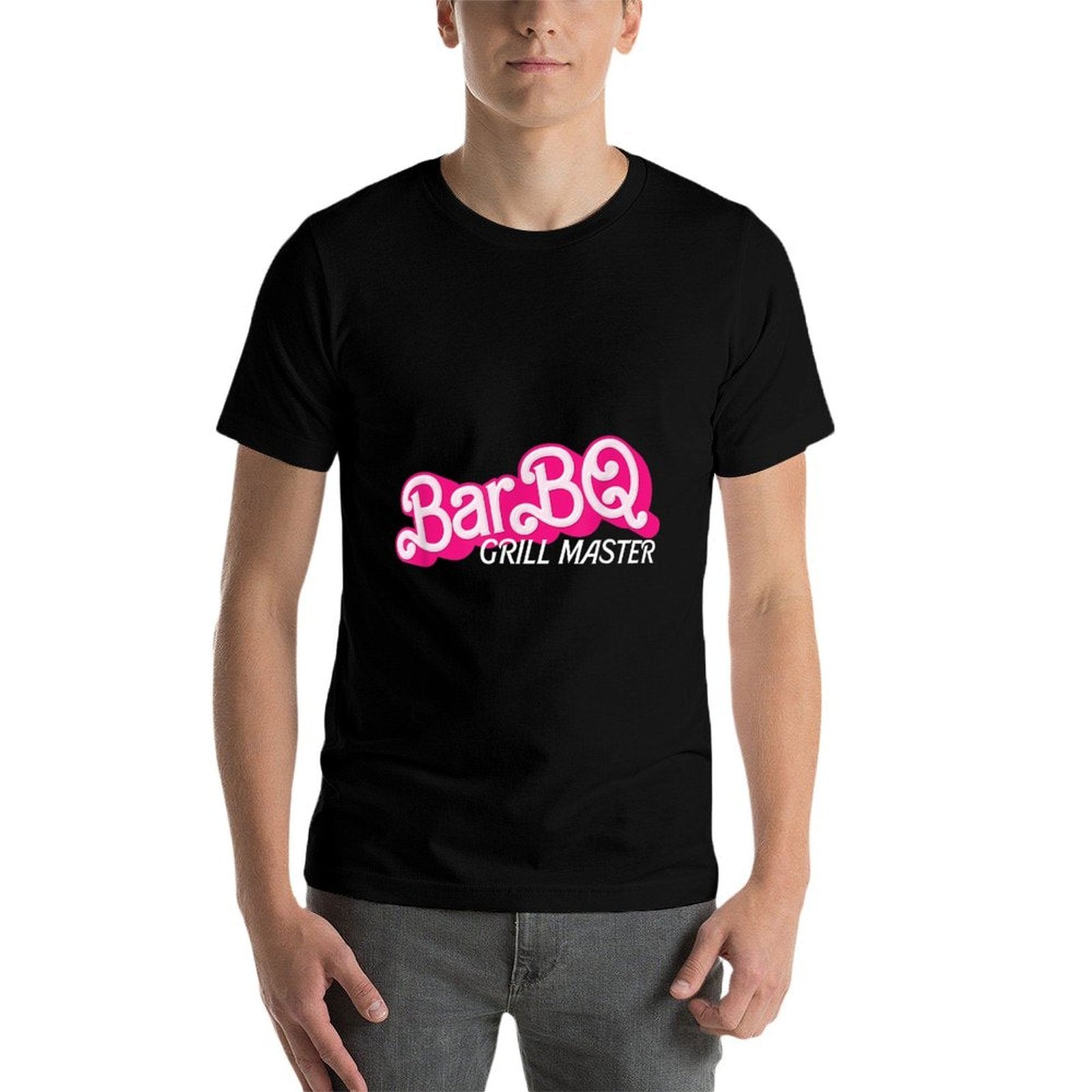 Barbecue Grill Pink Retro Funny BarBQ Classic Girl Gear  Eco-friendly Material T-Shirt