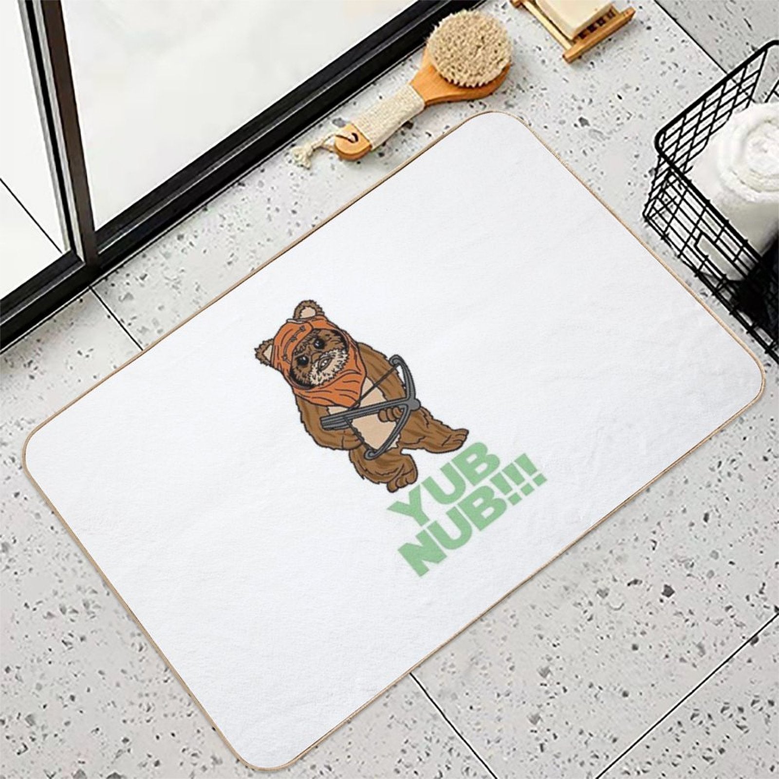 Ewok  Easy Maintenance Bath Mat
