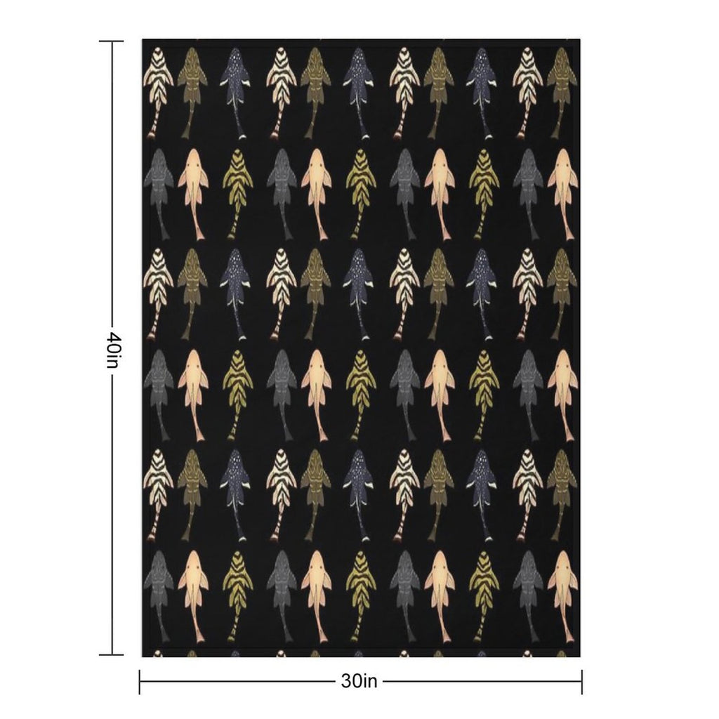 Plecos Sustainable Throw Blanket
