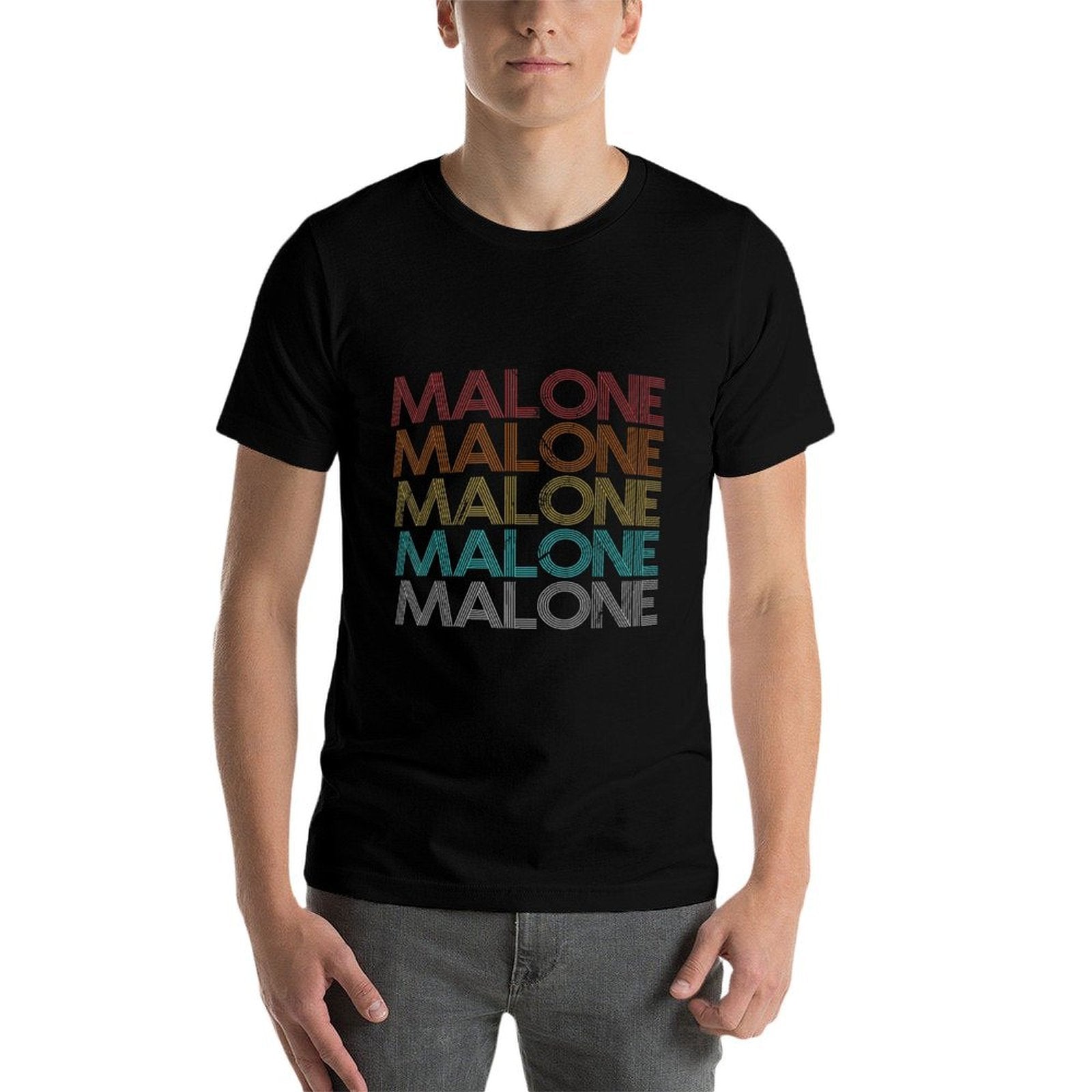 Retro Vintage Malone  Lightweight T-Shirt