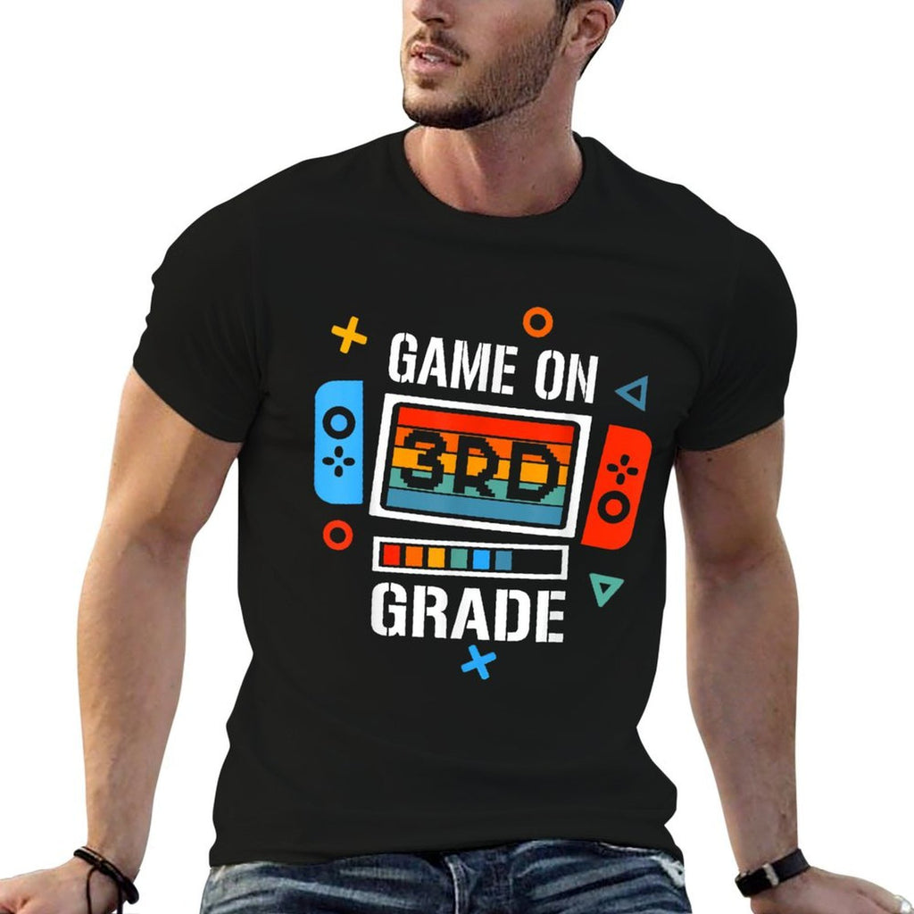 Back To School Game On 3rd Grade Funny Gamer Kids Boys  Odor-resistant T-Shirt
