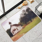 Church Painting, Dr. Quinn  Pet-Safe Bath Mat