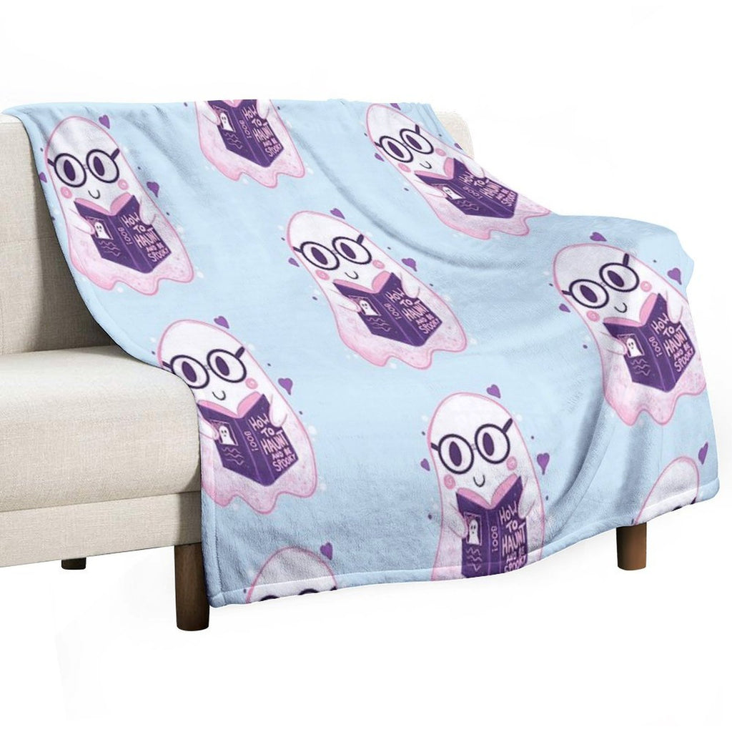 How to Haunt Ghost Wrinkle-free Throw Blanket