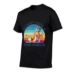 My Pussy Loves A Good Stretch Inappropriate Adult Humor Cat  Cotton T-Shirt
