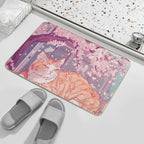 Lofi Cat  Non-Slip Bath Mat