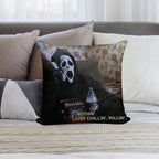 Just Chillin', Killin' Soft Ultra-Soft Texture Throw Pillow