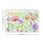 Flower Pattern  Non-Slip Bath Mat