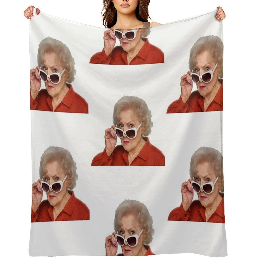 Betty White Durable Throw Blanket