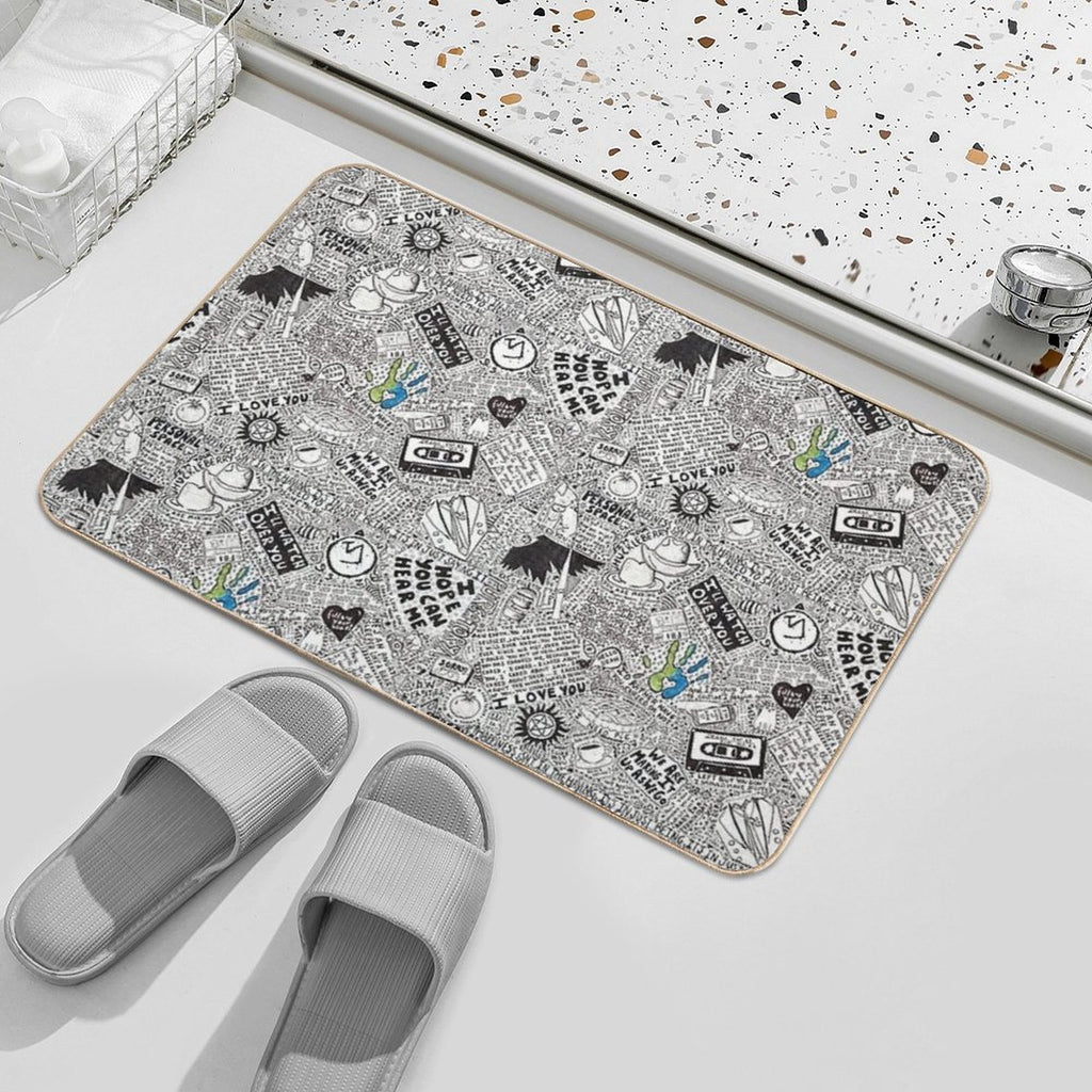Deancas  Repositionable Bath Mat