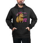 Kids 12 Years Old Capybara Birthday For Girls 12th Capybara Pilling-Resistant Hoodie