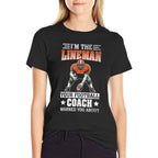 Im The Lineman Your Football Coach Warned You About  Vintage-inspired T-Shirt