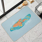 Capybaras  Non-Slip Bath Mat