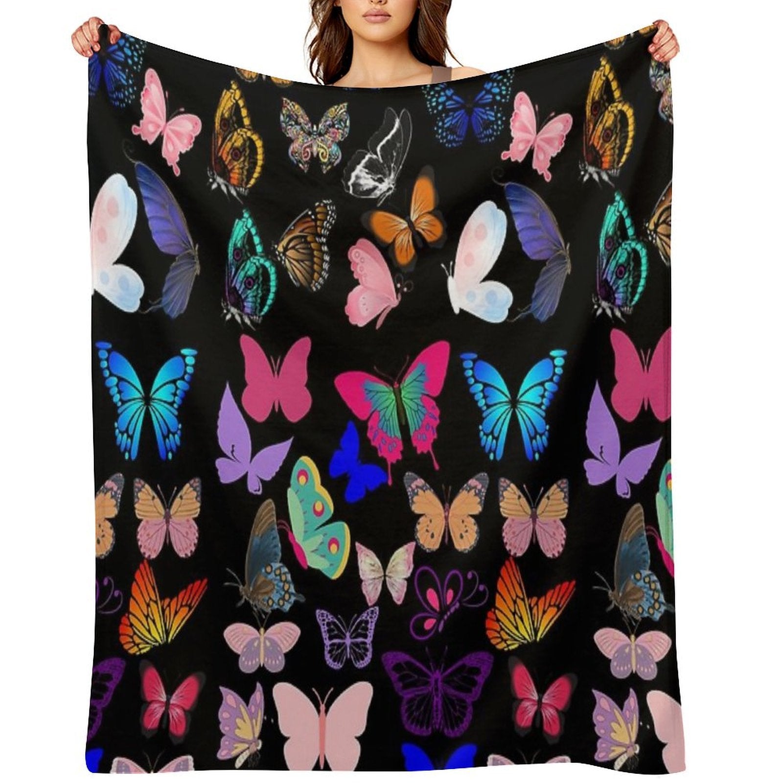 Butterflies Are Magical, Cute And Beautiful Quick-dry Throw Blanket