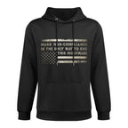 Mass Non Compliance - Upside Down American Adjustable Hood Hoodie