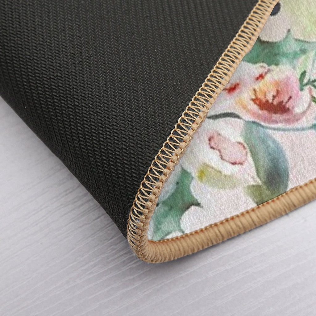 Ffloral  Soft Colors Durable Bath Mat